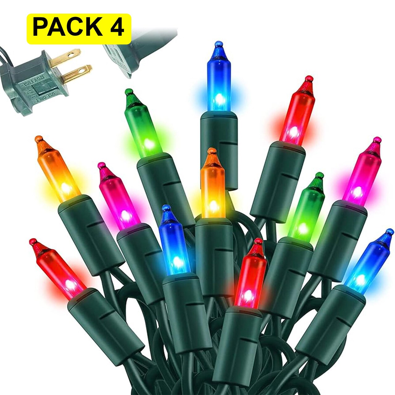 Indoor Multicolor 20 LED M5 Lights – Battery Operated, Flexible Decoration